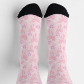 Pink Bow and Heart Socks ソックス (上部)