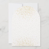 Pink Bow Aqeeqah Arch Invitation 招待状 (裏面)