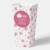 PINK BOW & ARCH FALL PUMPKIN FLOWERS BIRTHDAY フェイバーボックス (裏面)