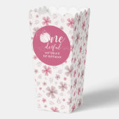 PINK BOW & ARCH FALL PUMPKIN FLOWERS BIRTHDAY フェイバーボックス (正面)