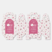 PINK BOW & ARCH FALL PUMPKIN FLOWERS BIRTHDAY フェイバーボックス (見開き)