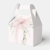 Pink Bow Baby in bloom Baby Shower フェイバーボックス (裏面サイド)