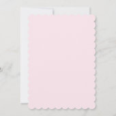 Pink Bow Baby Shower Invitation 招待状 (裏面)