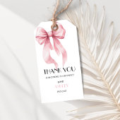 Pink Bow Birthday  ギフトタグ