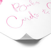 PINK BOW BOOKS CARDS AND GIFTS ポスター (角)