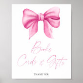 PINK BOW BOOKS CARDS AND GIFTS ポスター (正面)