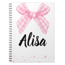 Pink Bow Bridesmaid Journal 