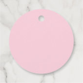 Pink Bow Class Of 2026 Graduation Cap Graduate フェイバータグ (裏面)