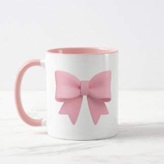 Pink Bow Coffee Mug 🎀 マグカップ