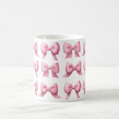 Pink Bow Coffee/Tea Mug コーヒーマグカップ (中央)