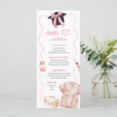 Pink Bow Coquette Nurse Medical Menu メニュー (スタンド正面)