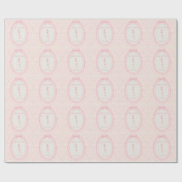 Pink Bow Coquette Silly Goose 1st Birthday  ラッピングペーパー