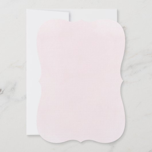 pink bow design First Holy Communion girl 招待状 (裏面)