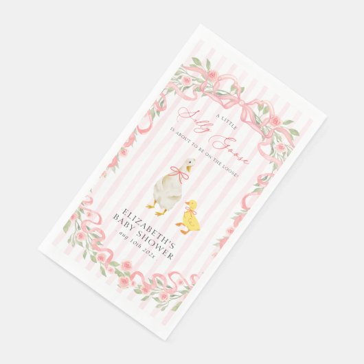 Pink Bow Floral Goose Baby Shower (コーナー)