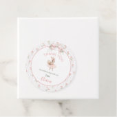 Pink Bow & Floral Some Bunny is One 1st Birthday フェイバータグ (インサイチュ)