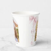 Pink Bow Graduation 紙コップ (右)