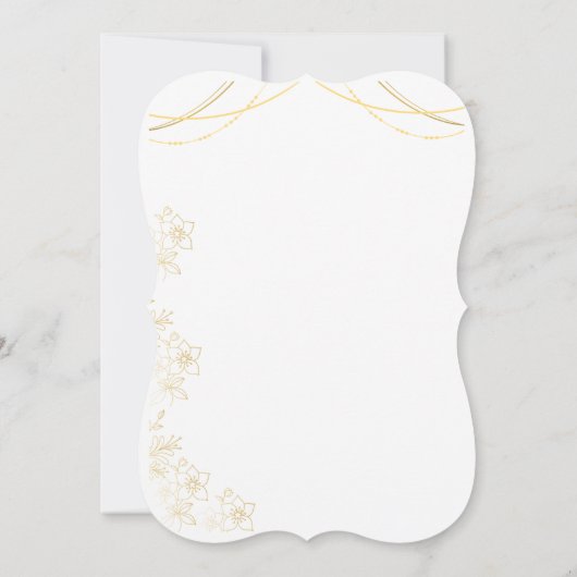 Pink Bow Graduation Invitation 招待状 (裏面)