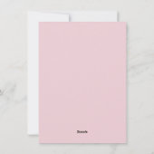 Pink Bow Green Garland Gingham Christmas Photo  シーズンカード (裏面)