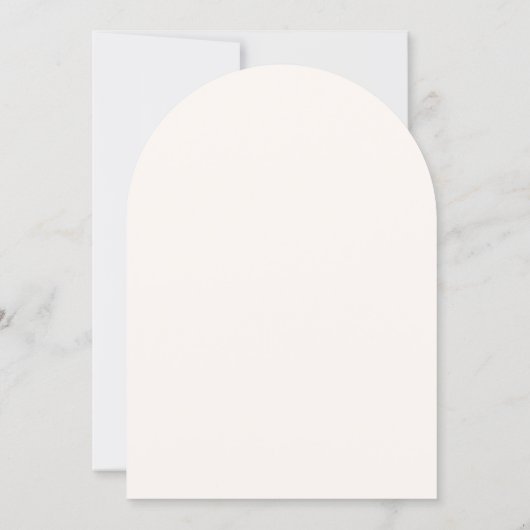 Pink bow ivory pearls girl First Communion Arch 招待状 (裏面)