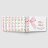 Pink Bow Love Shack Baby coquette Baby Shower ゲストブック (全面)