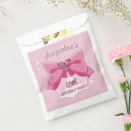 Pink Bow Magical Girl Birthday フェイバーバッグ