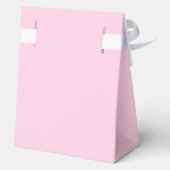 Pink Bow Pacifier Baseball Sport Girl Baby Shower フェイバーボックス (裏面)