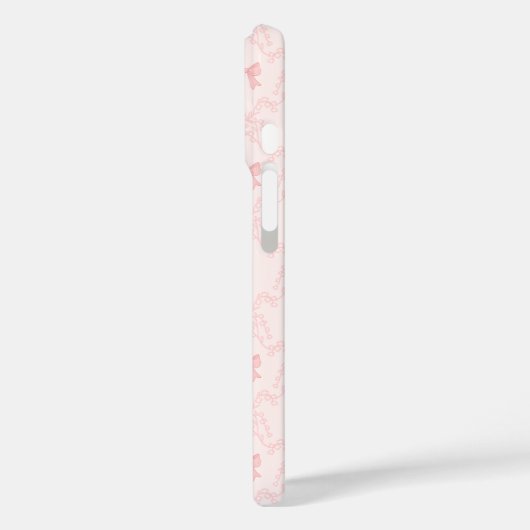 Pink Bow Pattern Case-Mate iPhoneケース (裏面 / 左)