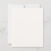 Pink bow pearls knot Bridal Shower invitation (裏面)