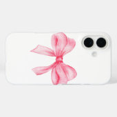 pink bow phone case Case-Mate iPhoneケース (裏面 (横))