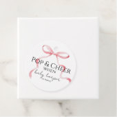 Pink Bow Pop And Cheer  フェイバータグ (インサイチュ)