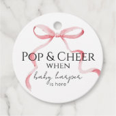 Pink Bow Pop And Cheer  フェイバータグ (正面)