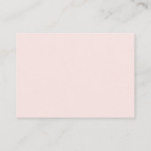 Pink Bow Silly Goose Coquette Gingham Baby エンクロージャーカード (裏面)