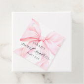 Pink Bow Sweet Sixteen Birthday フェイバータグ (インサイチュ)