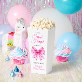 Pink Bow Sweetheart girl Valentine's Baby shower  フェイバーボックス