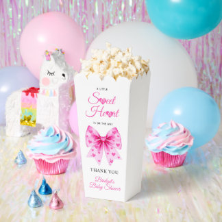Pink Bow Sweetheart girl Valentine's Baby shower  フェイバーボックス