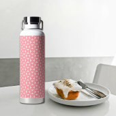 Pink Bow Tie Pattern Water Bottle ウォーターボトル