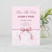 Pink Bow wedding セーブザデート (スタンド正面)