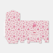 Pink Bows Merry Little Baby Shower Thank You フェイバーボックス (折り畳みなし)