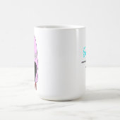 Pink brainwashed puppet pointing コーヒーマグカップ (中央)