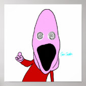 Pink brainwashed puppet pointing ポスター (正面)