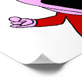 Pink brainwashed puppet pointing ポスター (角)