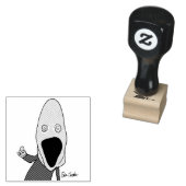 Pink brainwashed puppet pointing ラバースタンプ (押印)