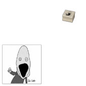 Pink brainwashed puppet pointing ラバースタンプ (押印)