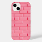 Pink Brick Wall iPhone Case Feminine Style Case-Mate iPhoneケース (裏面)