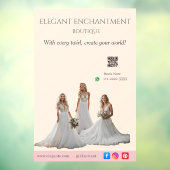 Pink Bridal Bliss Celebrate Love Happiness Wedding ウィンドウサイン (シート3)