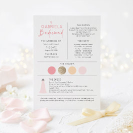Pink Bridesmaidの提案と情報