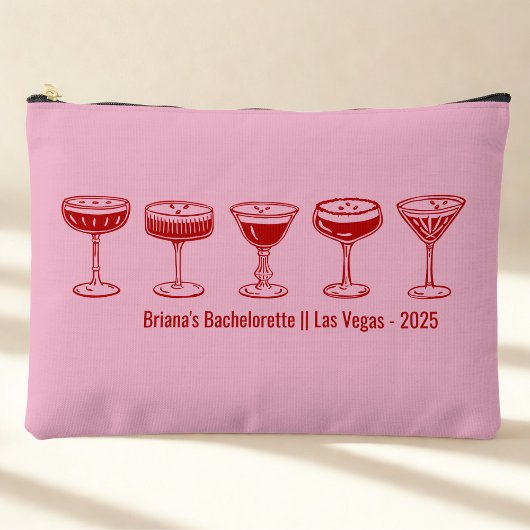 Pink Bridesmaid Espresso Martini Bachelorette  アクセサリーポーチ