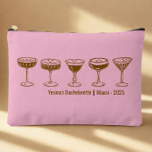 Pink Bridesmaid Espresso Martini Bachelorette  アクセサリーポーチ