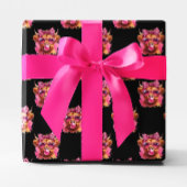 Pink Bubble Gum Highland Cow ラッピングペーパー