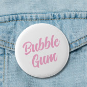 Pink Bubble Gum Simple Typography Birthday Party スタンダードカクテルナプキン